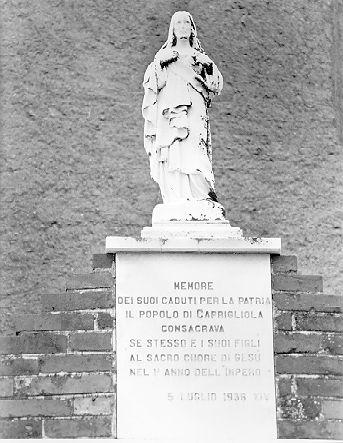 Sacro Cuore di Gesù (statuetta) - bottega italiana (sec. XX)