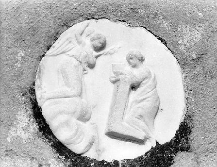 ANNUNCIAZIONE (rilievo) - bottega italiana (sec. XIX)