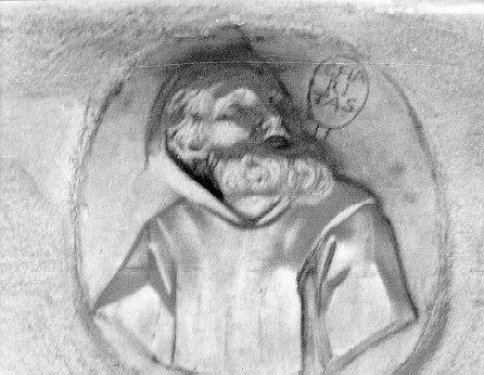 SAN FRANCESCO DI PAOLA (rilievo) - bottega italiana (sec. XX)