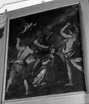 lapidazione di Santo Stefano (dipinto) - ambito toscano (sec. XVIII)