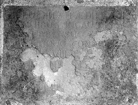 lapide - bottega toscana (inizio sec. XIX)