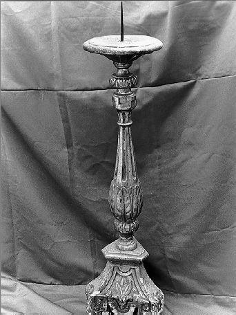 candeliere, serie - bottega toscana (seconda metà sec. XIX)