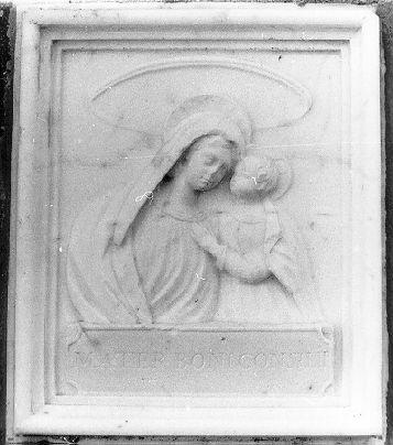 MADONNA DEL BUON CONSIGLIO (rilievo) - bottega italiana (sec. XX)