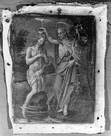 BATTESIMO DI CRISTO (dipinto) - ambito toscano (sec. XVIII)