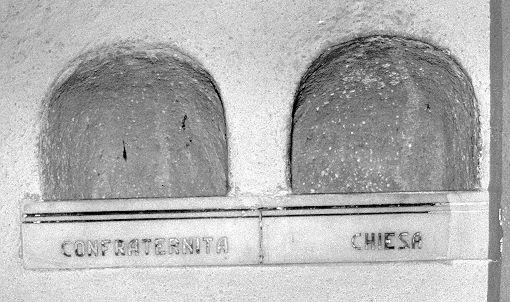 cassetta per elemosine - bottega toscana (sec. XIX)