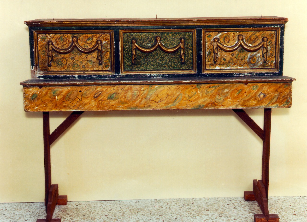 gradino d'altare - produzione siciliana (sec. XIX)