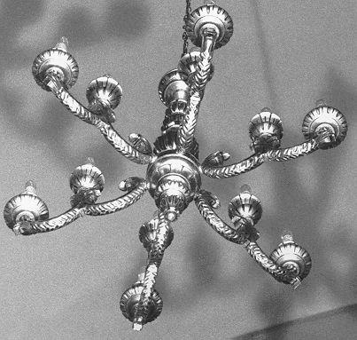 lampadario, serie - bottega toscana (sec. XX)