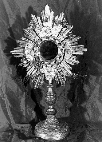 ostensorio - bottega francese (sec. XIX)