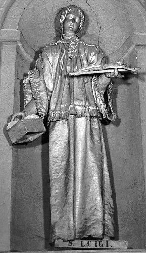 SAN LUIGI (statua) - bottega italiana (sec. XIX)