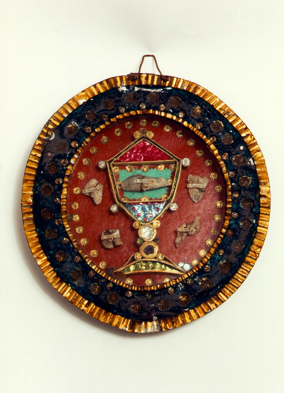 reliquiario - a capsula, serie - ambito cappuccino (Seconda metà sec. XIX)