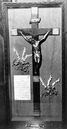 crocifisso - bottega italiana (prima metà sec. XVIII)