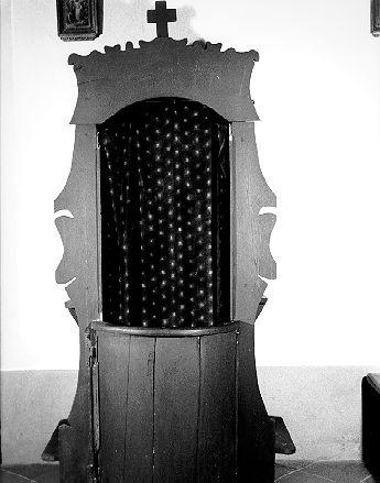 confessionale - bottega toscana (sec. XVIII)