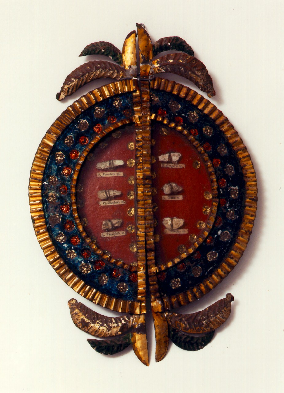 reliquiario - a capsula, serie - ambito cappuccino (Prima metà sec. XIX)