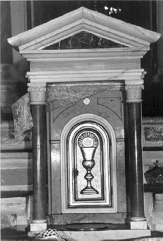 tabernacolo - bottega apuana (sec. XX)