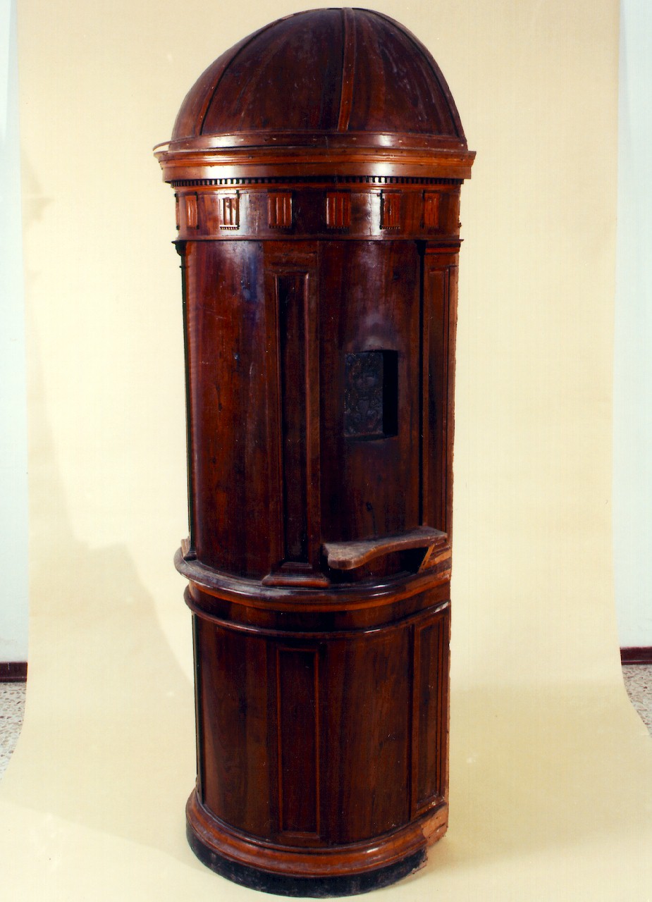 confessionale, serie - produzione siciliana (Prima metà sec. XIX)