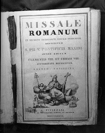 coperta di libro liturgico - ambito fivizzanese (sec. XIX)