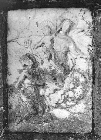 Madonna del Rosario (rilievo) - bottega italiana (sec. XIX)