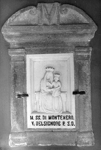 Madonna di Montenero, Madonna con Bambino (rilievo) - bottega italiana (fine/inizio secc. XIX/ XX)