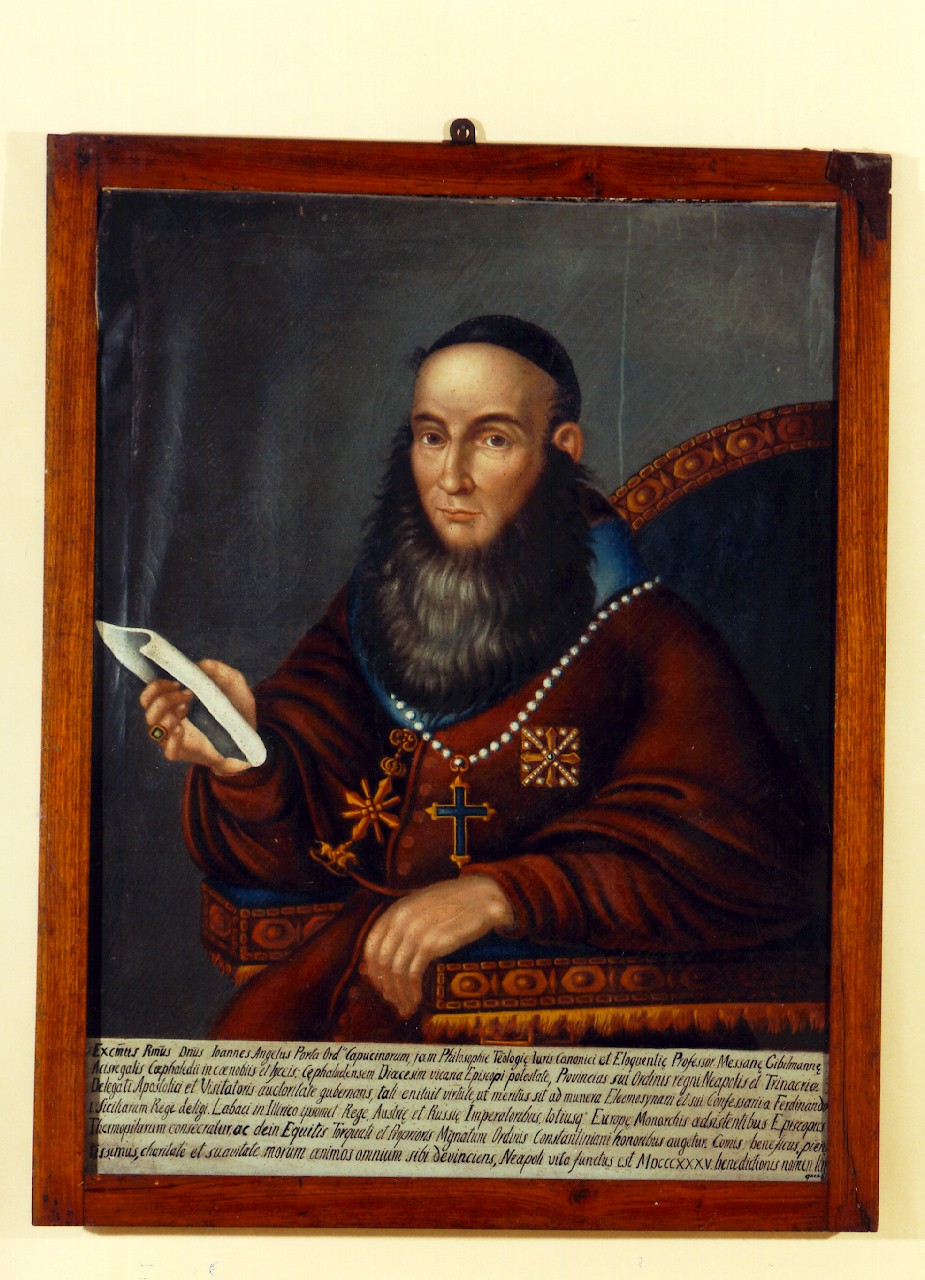 ritratto di padre Giovanni Angelo Porta (dipinto) - ambito cappuccino (sec. XIX)