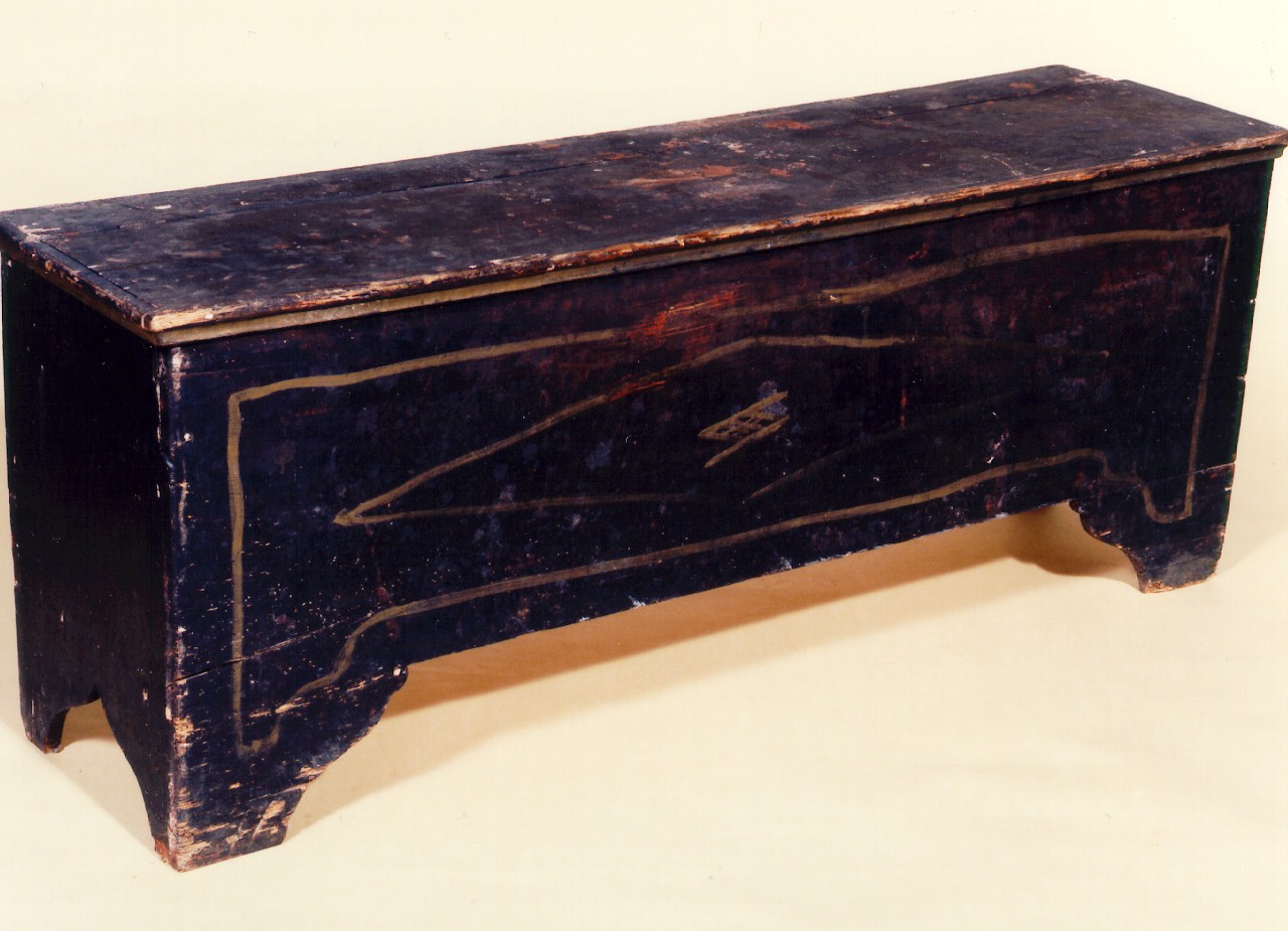 cassapanca - ambito cappuccino (Fine/inizio secc. XIX/ XX)