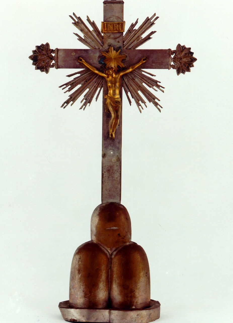 croce da tavolo - bottega siciliana (fine sec. XIX)