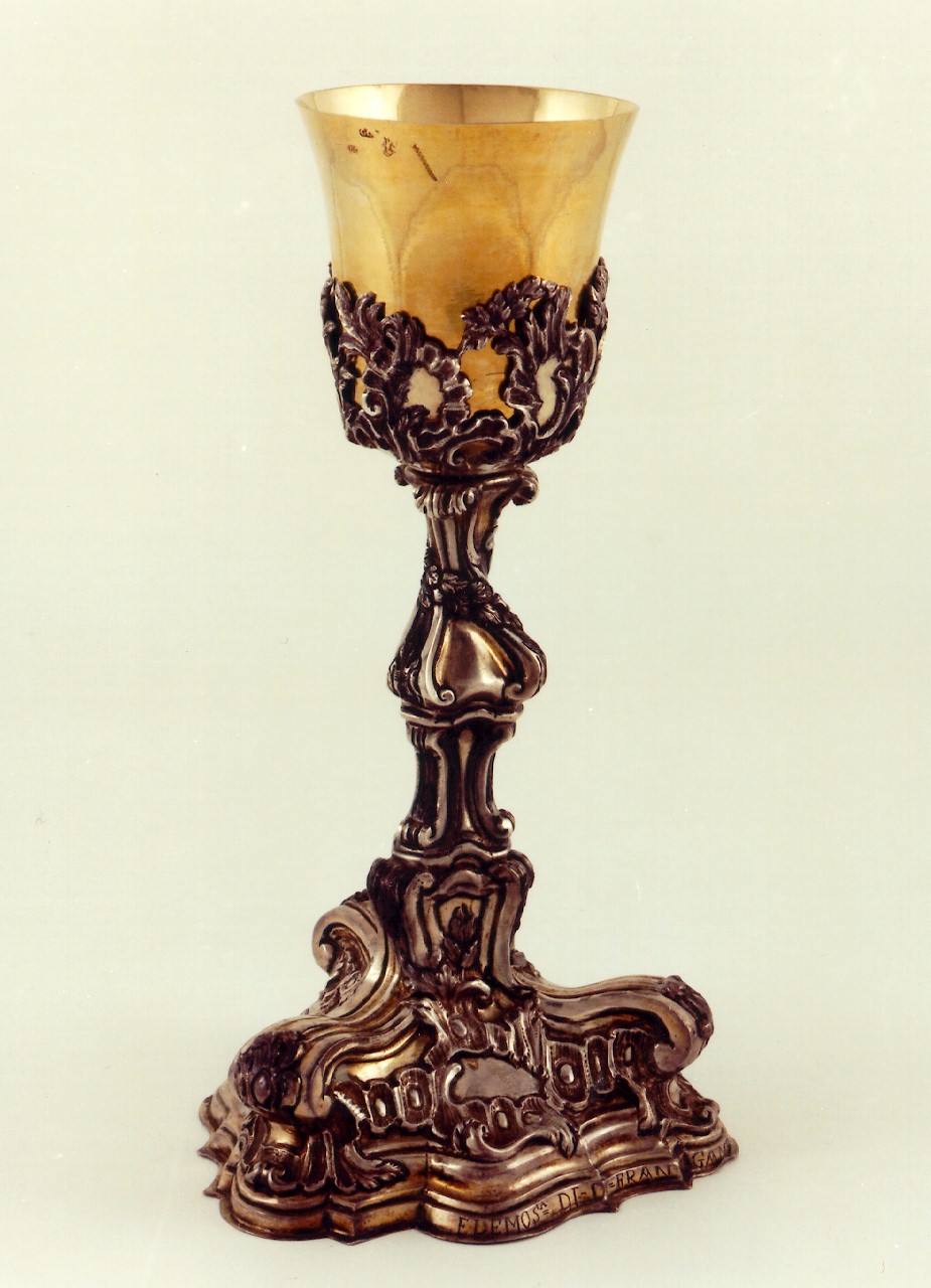 calice - bottega palermitana (sec. XVIII)