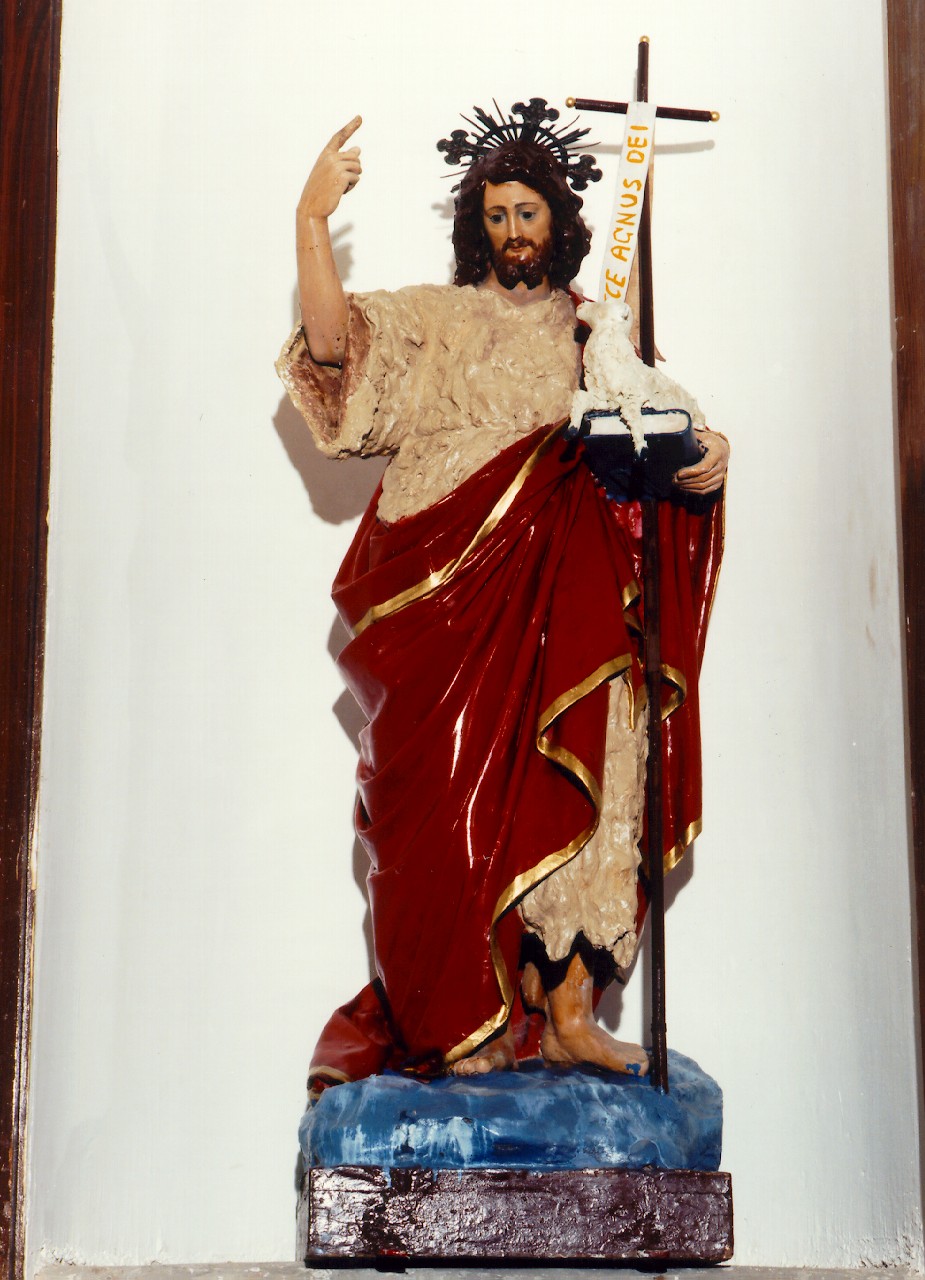 Cristo risorto benedicente (statua) - ambito siciliano (sec. XIX)