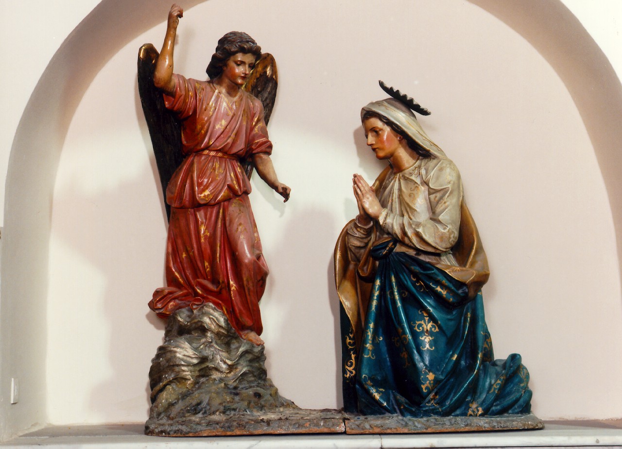 Annunciazione (gruppo scultoreo) - ambito siciliano (primo quarto sec. XX)