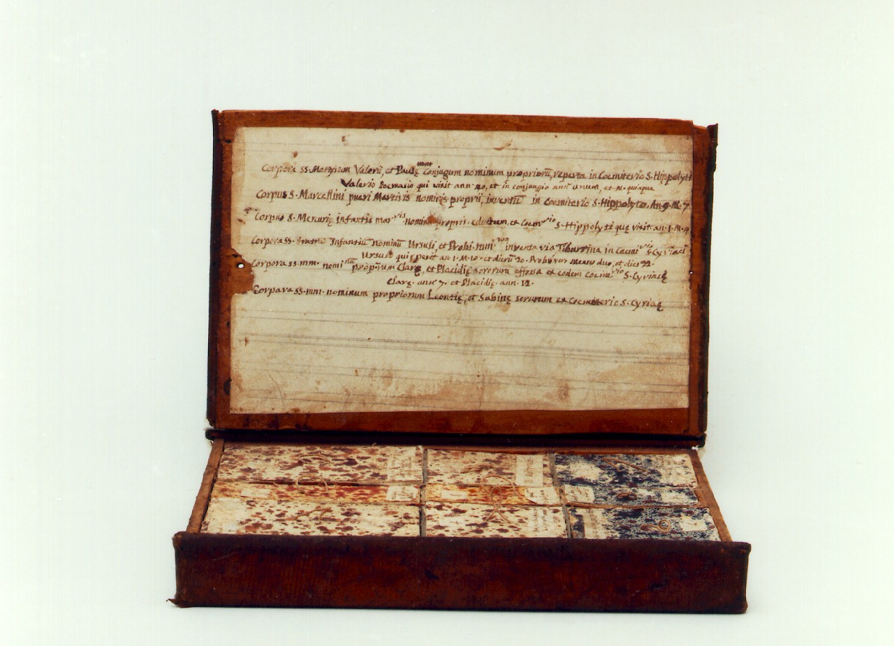 reliquiario - ambito cappuccino (sec. XIX)