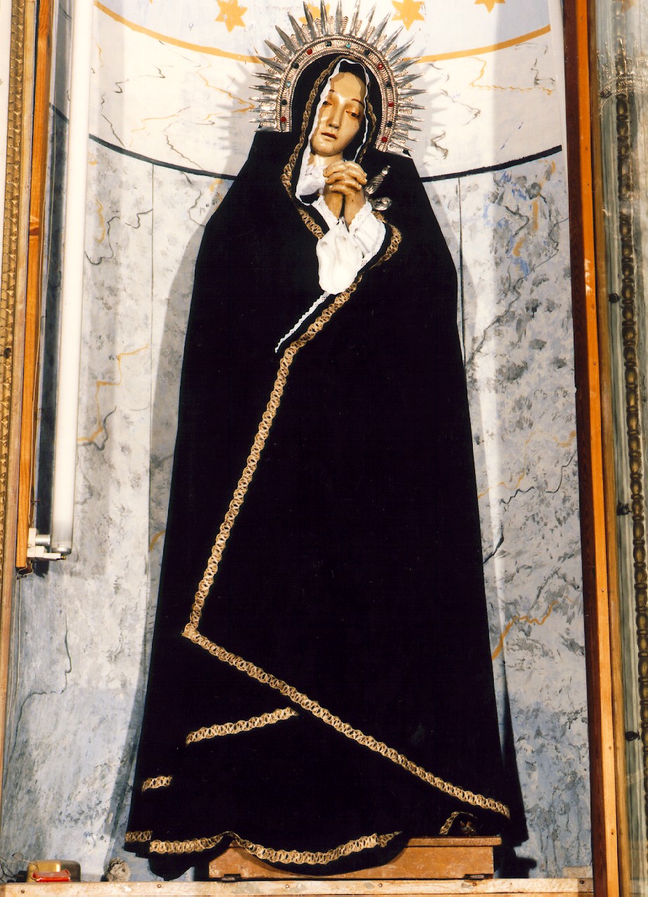 Madonna Addolorata (statua) - ambito siciliano (Seconda metà sec. XIX)
