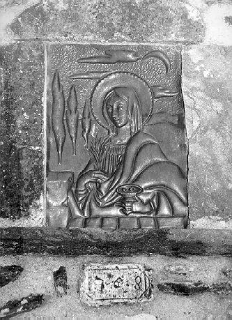 SANTA LUCIA (rilievo) - bottega italiana (ultimo quarto sec. XX)