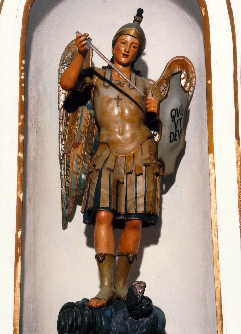 San Michele arcangelo (statua) - ambito siciliano (Seconda metà sec. XIX)