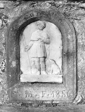 SAN ROCCO (rilievo) - bottega italiana (sec. XIX)