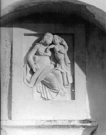 Madonna con Bambino (rilievo) - bottega italiana (sec. XVII)