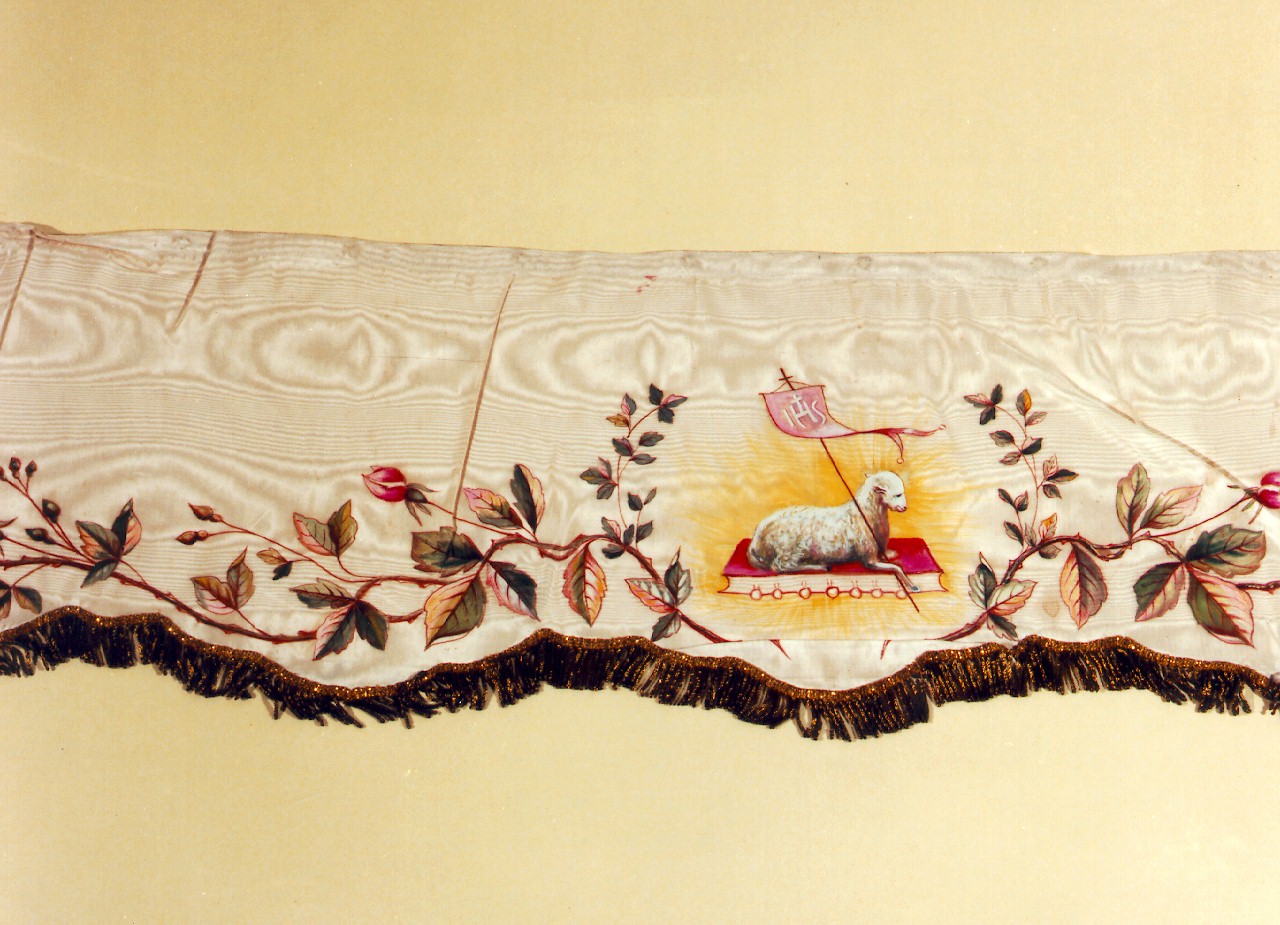 guarnizione di tovaglia d'altare - manifattura siciliana (Seconda metà sec. XIX)