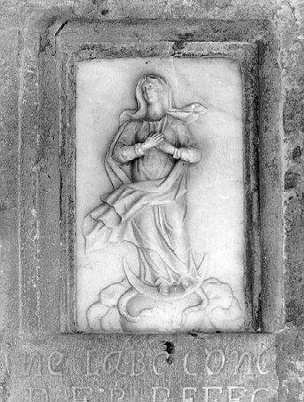 IMMACOLATA CONCEZIONE (rilievo) - bottega toscana (sec. XVIII)