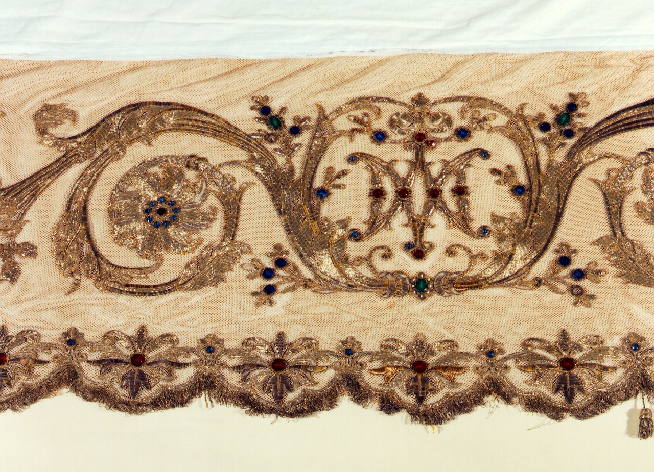 guarnizione di tovaglia d'altare - manifattura siciliana (Prima metà sec. XIX)