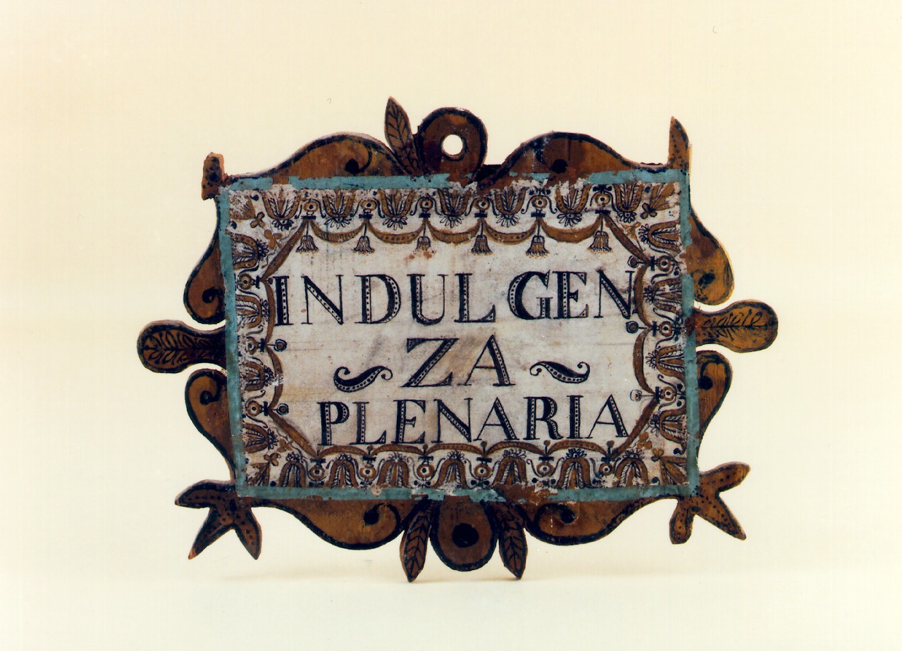 targa devozionale - ambito cappuccino (primo quarto sec. XX)