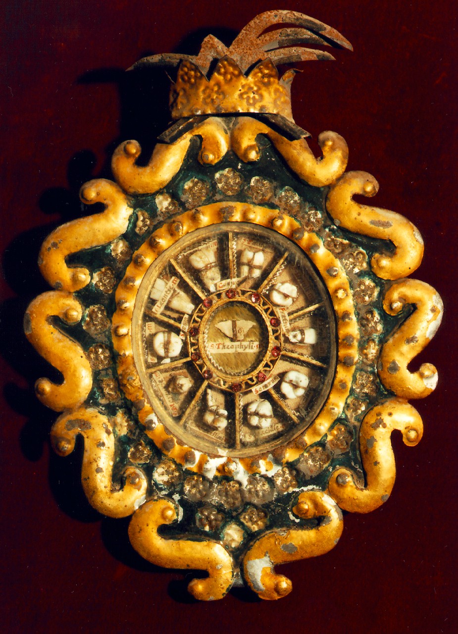 reliquiario - a capsula - ambito cappuccino (Seconda metà sec. XVIII)