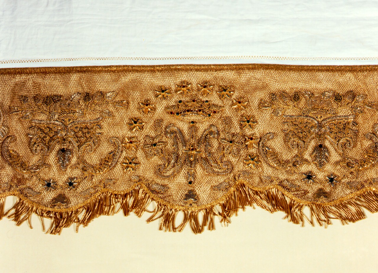 guarnizione di tovaglia d'altare - manifattura siciliana (Seconda metà sec. XVIII)