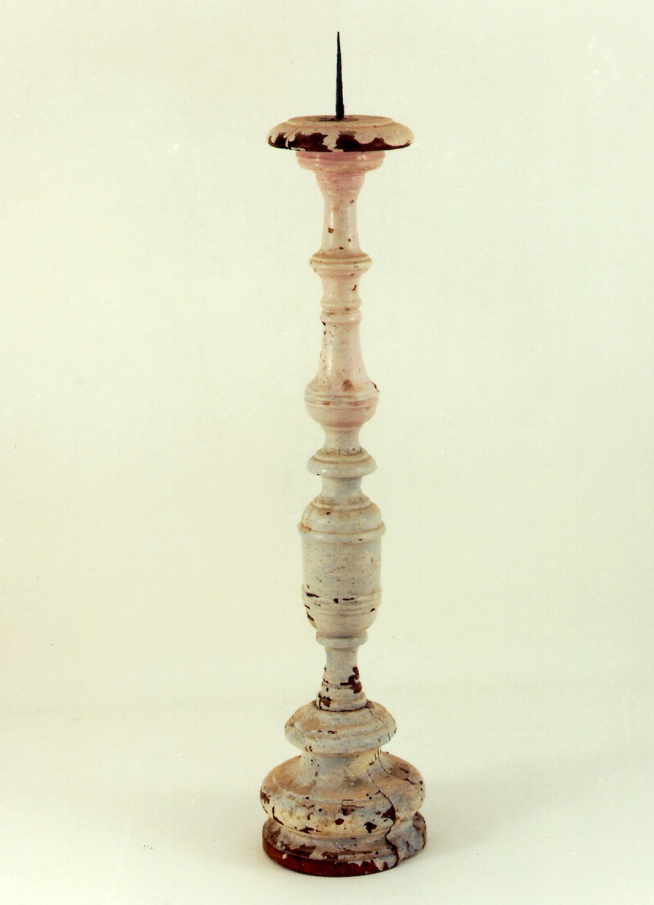 candelabro d'altare, serie - ambito cappuccino (sec. XIX)