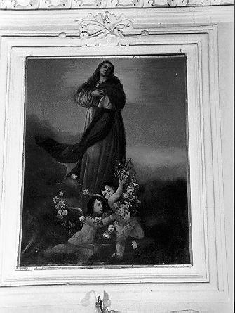 MADONNA ASSUNTA (dipinto) - ambito toscano (sec. XIX)