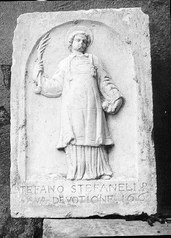 SANTO STEFANO (rilievo) - ambito apuoversiliese (sec. XVII)