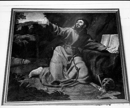ESTASI DI SAN FRANCESCO D'ASSISI (dipinto) - ambito ligure (sec. XVII)