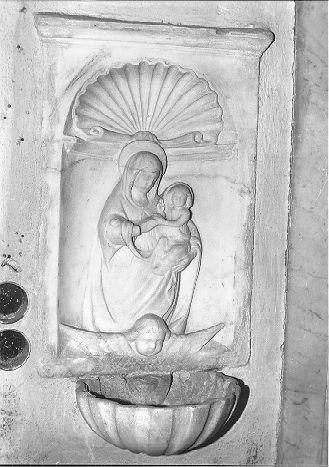 Madonna con Bambino (rilievo) - ambito apuoversiliese (sec. XVII)