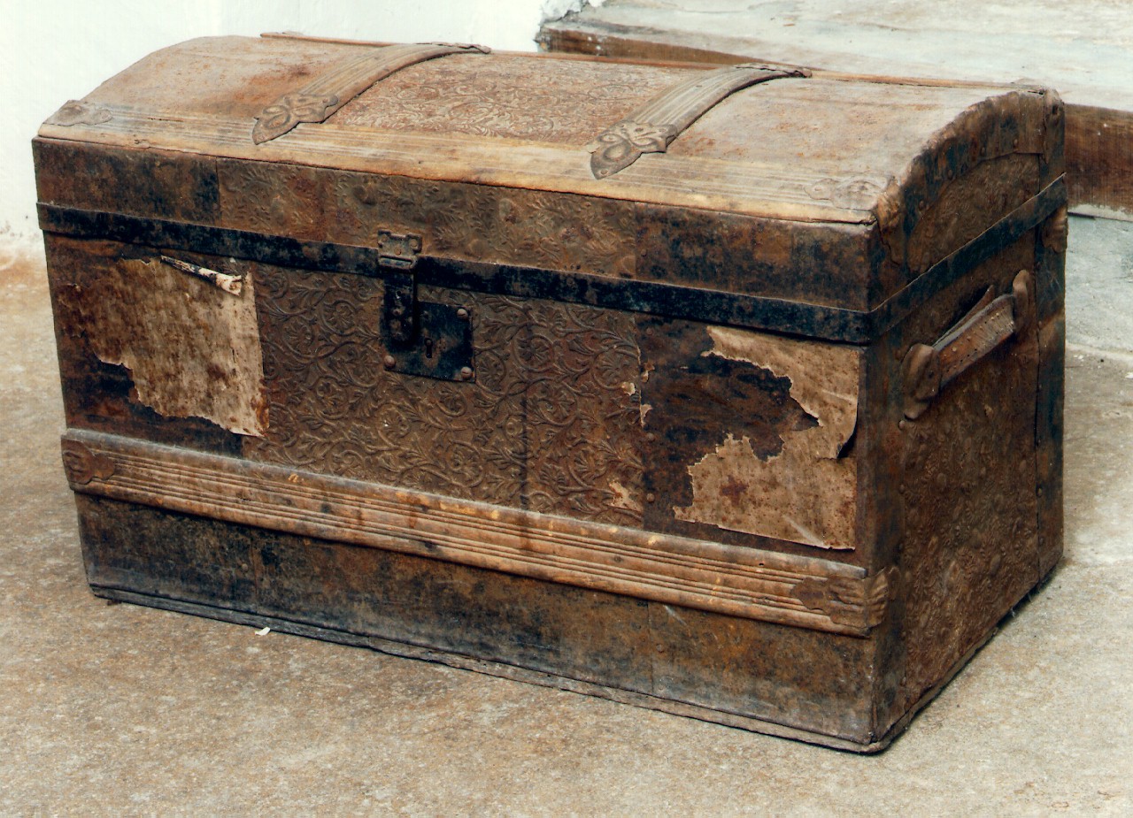 forziere - ambito cappuccino (sec. XIX)