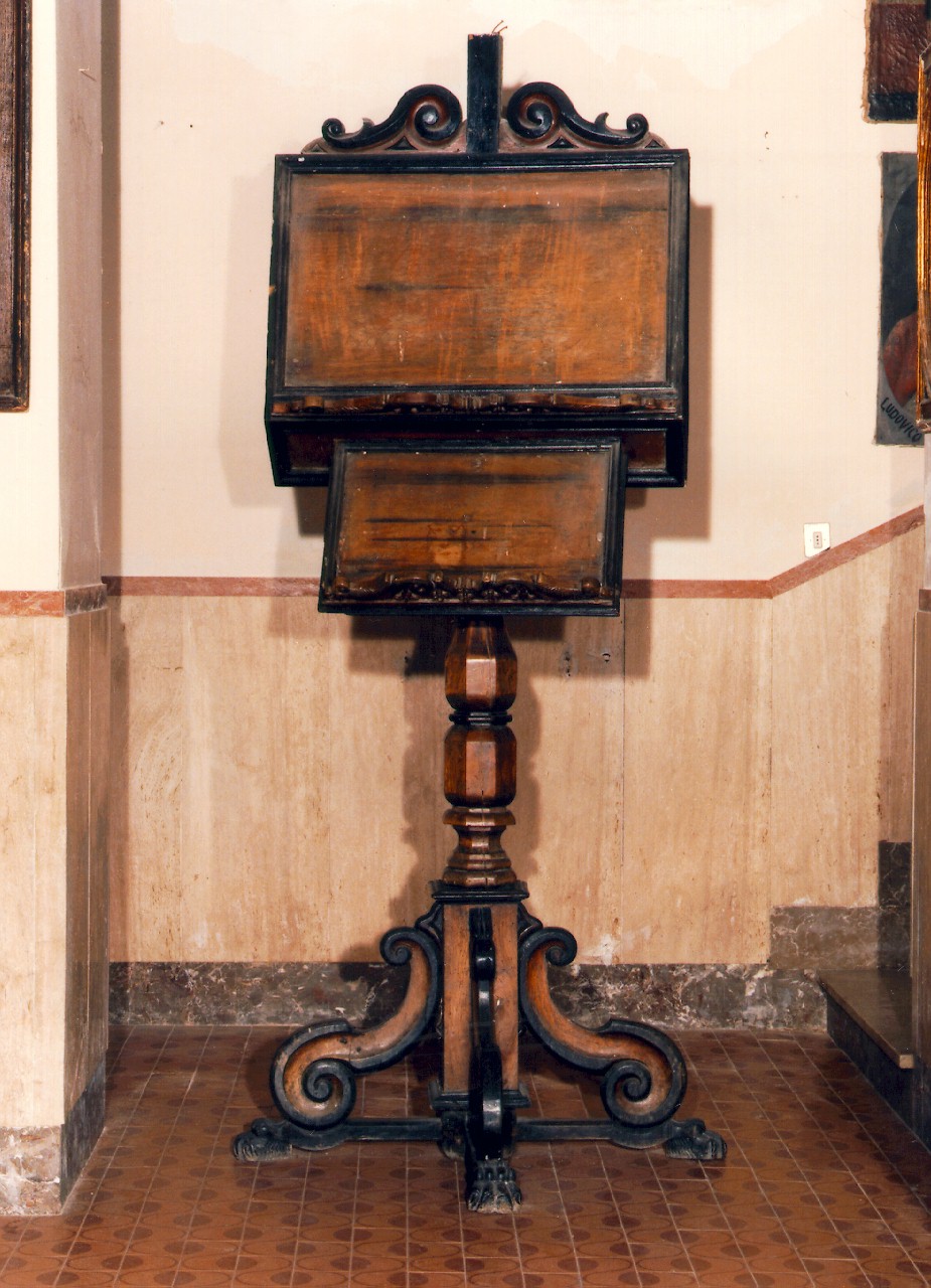 leggio da coro - produzione siciliana (Prima metà sec. XIX)