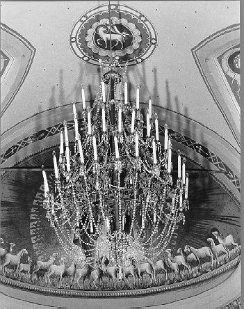 lampadario - bottega italiana (sec. XIX)