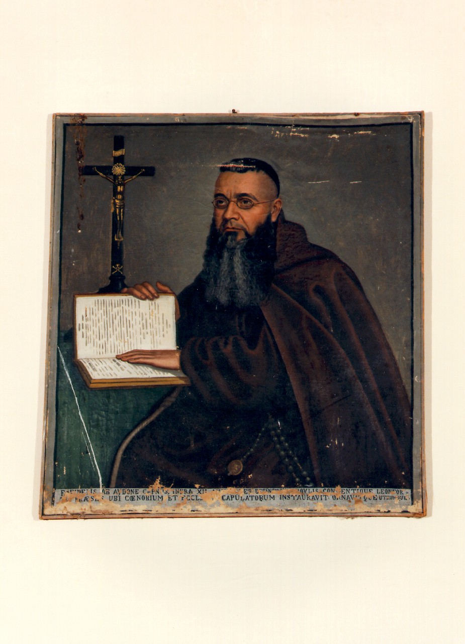 ritratto di frate Fedele da Aidone (dipinto) - ambito siciliano (Seconda metà sec. XIX)
