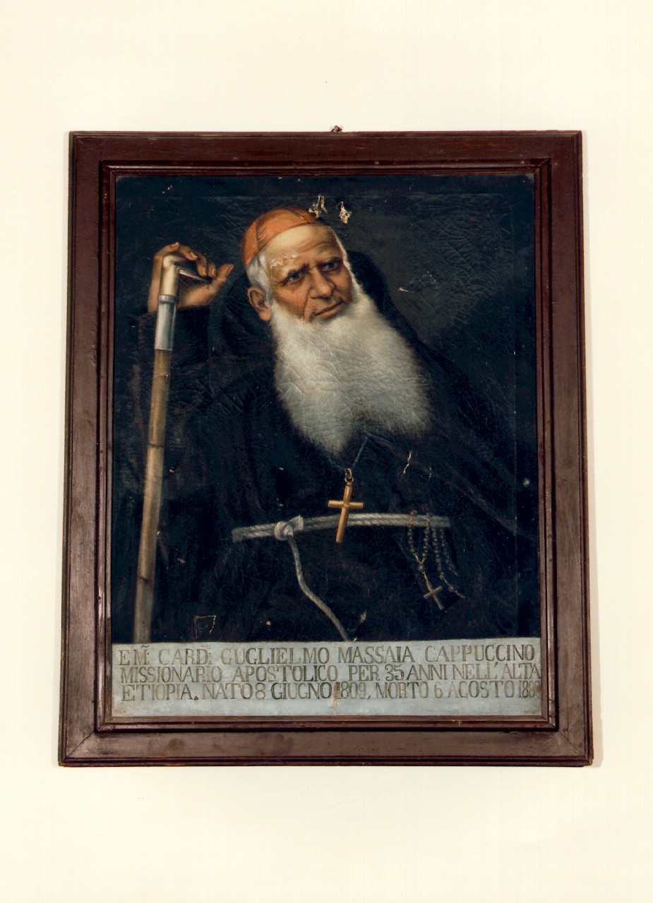 ritratto del cardinale Guglielmo Massaja (dipinto) - ambito siciliano (sec. XIX)